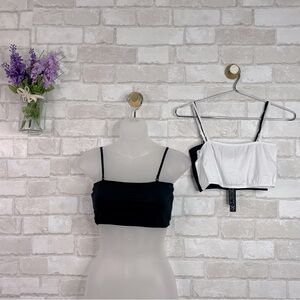 NWT 3-Pack Joe’s Jeans Bandeau Cami Crop Tops Undershirt Basics